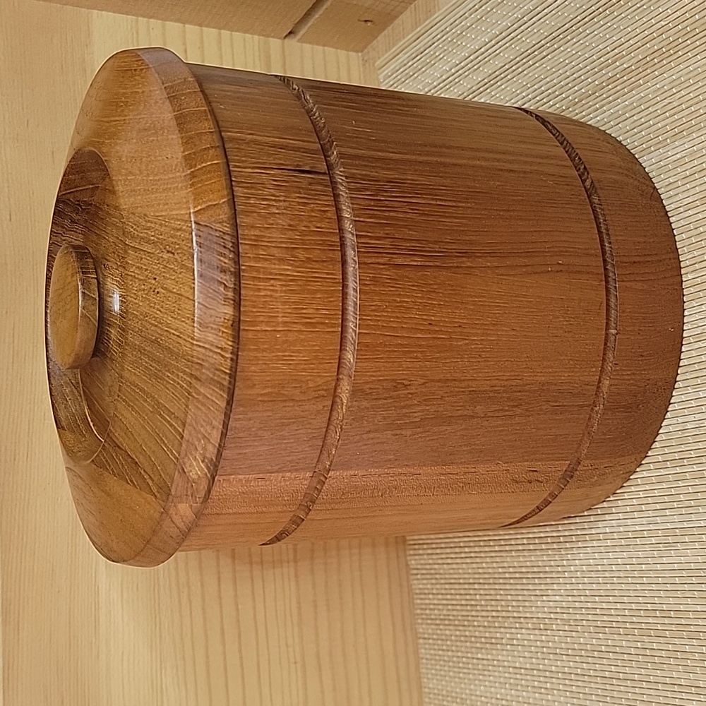 MCM Goodwood Teak Ice Bucket
